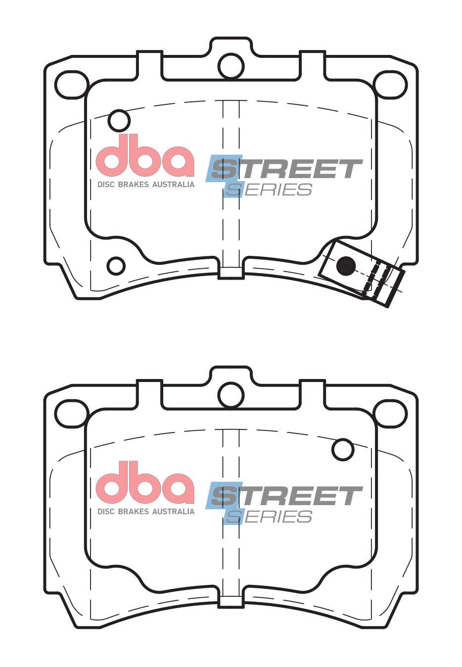 DB1158SS - DBA Street Series Brake Pads; Front