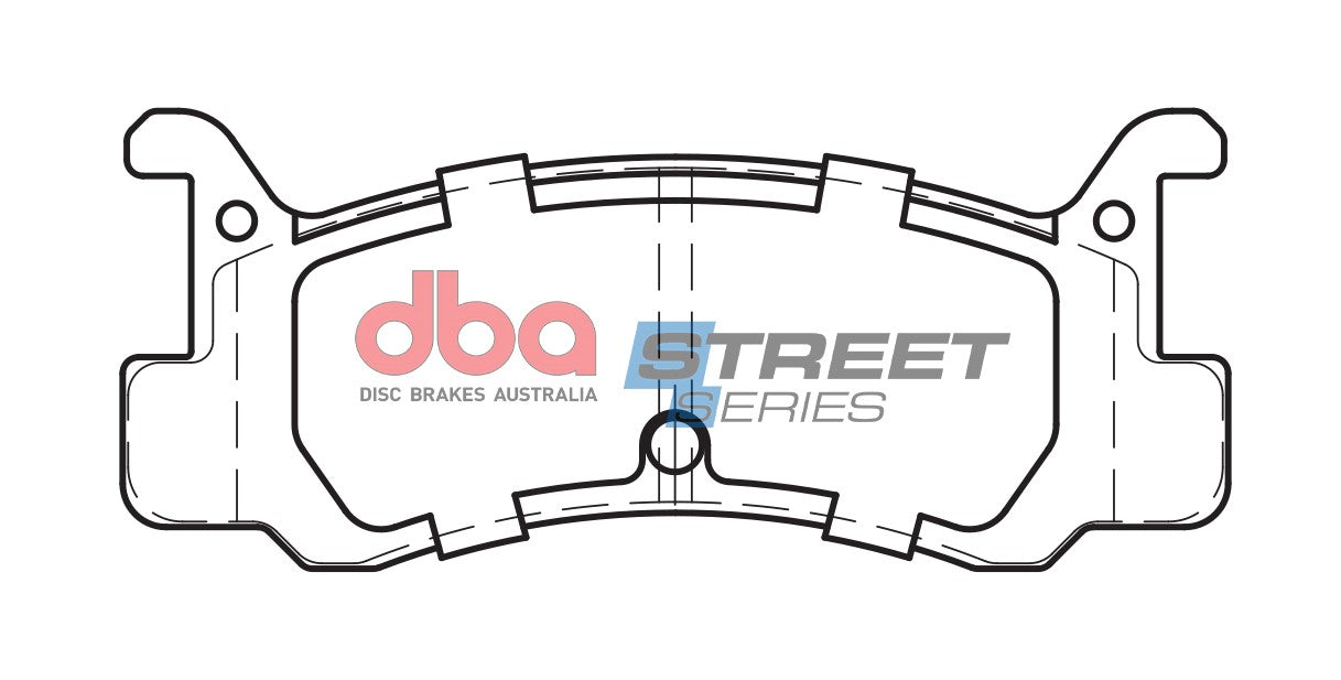 DB1159SS - DBA Street Series Brake Pads; Rear