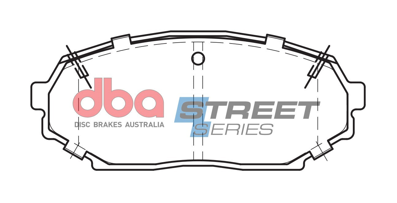 DB1178SS - DBA Street Series Brake Pads; Front