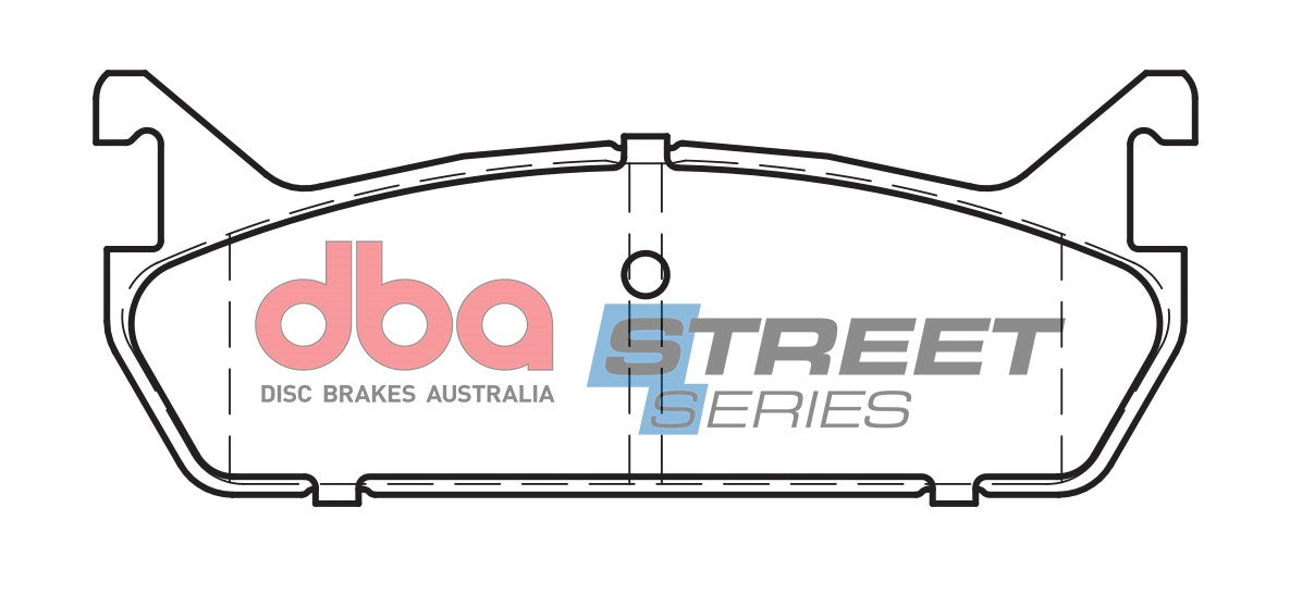 DB1180SS - DBA Street Series Brake Pads; Rear