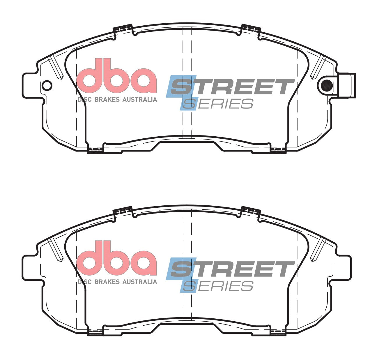DB1187SS - DBA Street Series Brake Pads; Front