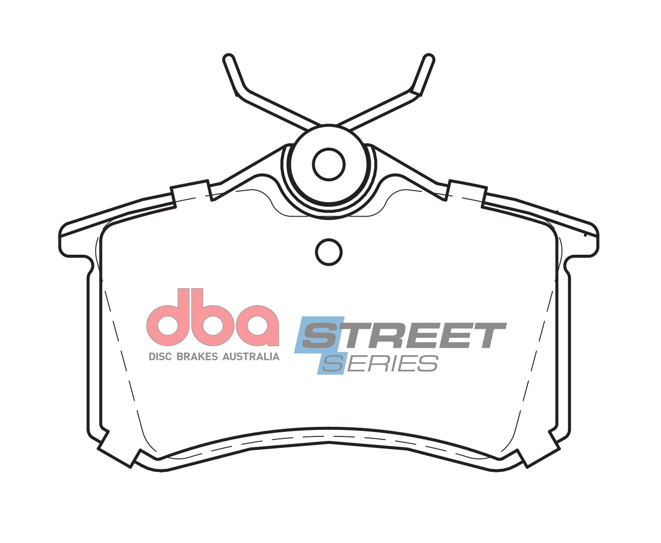 DB1192SS - DBA Street Series Brake Pads; Rear