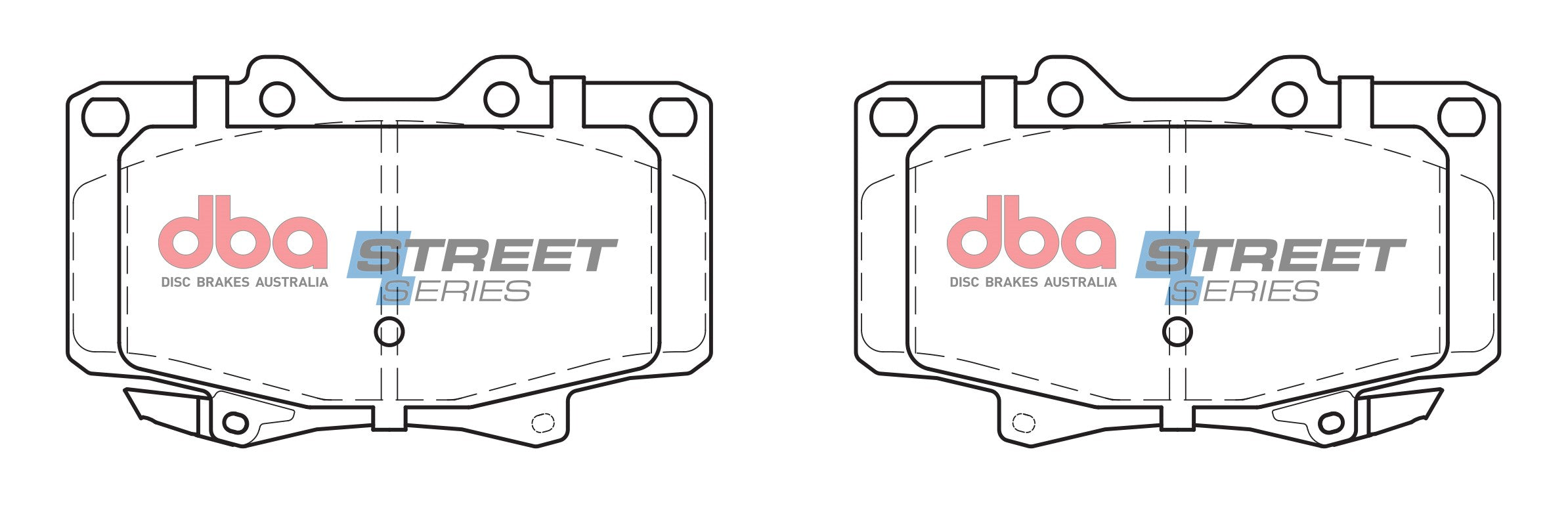 DB1199SS - DBA Street Series Brake Pads; Front