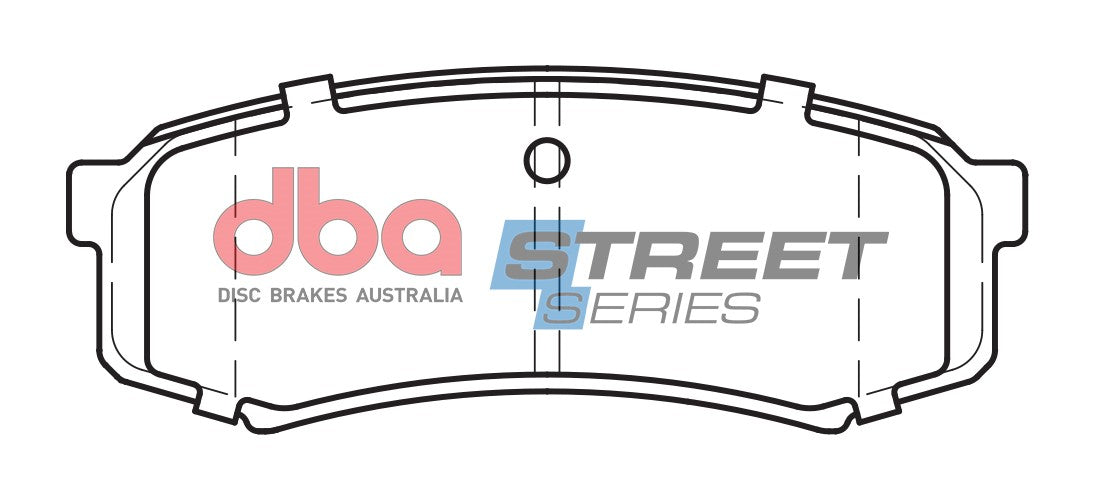 DB1200SS - DBA Street Series Brake Pads; Rear