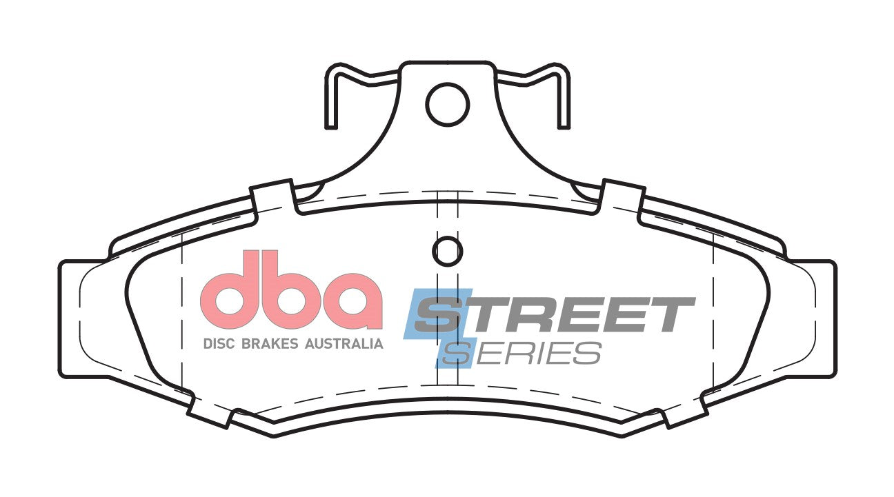 DB1204SS - DBA Street Series Brake Pads; Rear