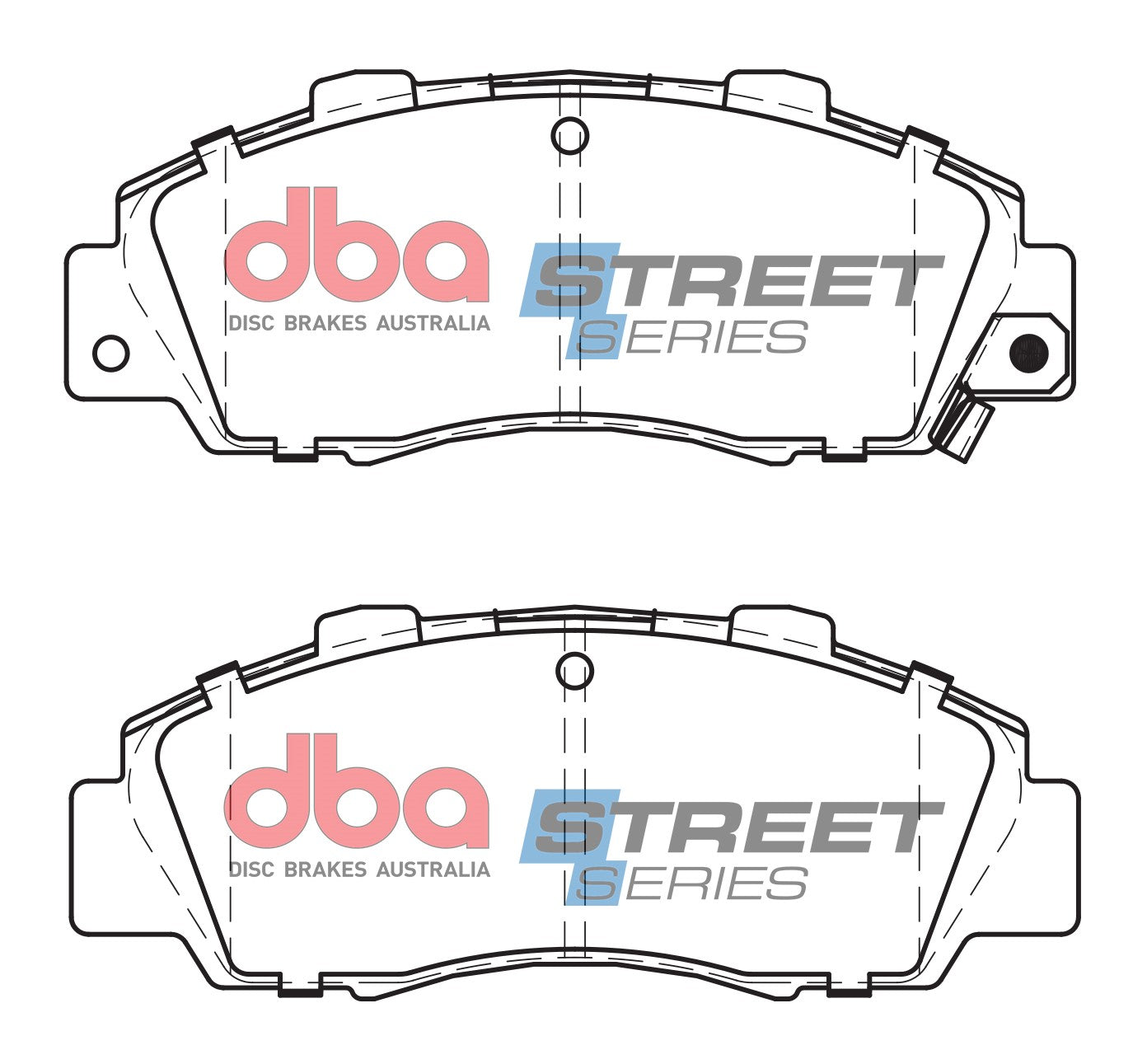 DB1206SS - DBA Street Series Brake Pads; Front