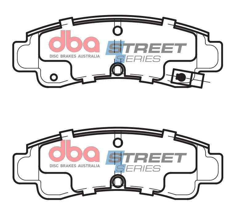 DB1211SS - DBA Street Series Brake Pads; Rear