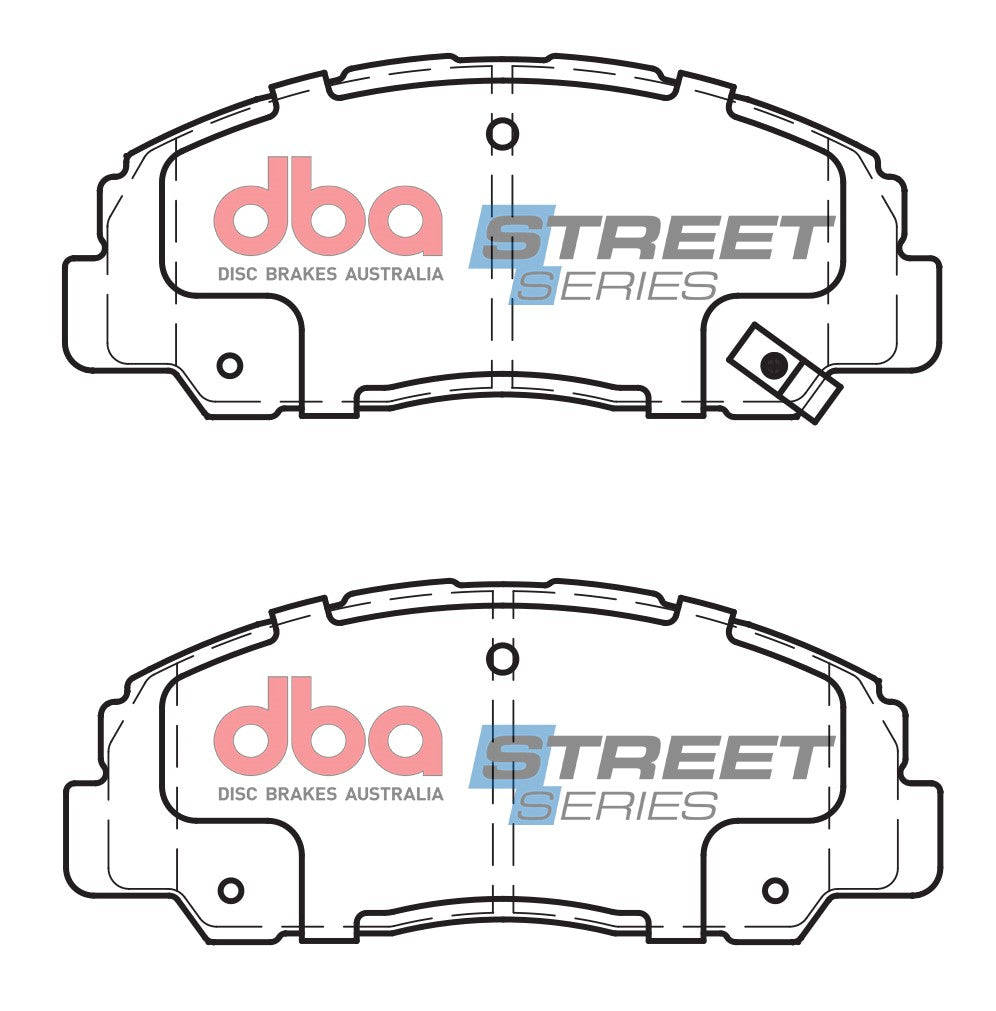 DB1212SS - DBA Street Series Brake Pads; Front