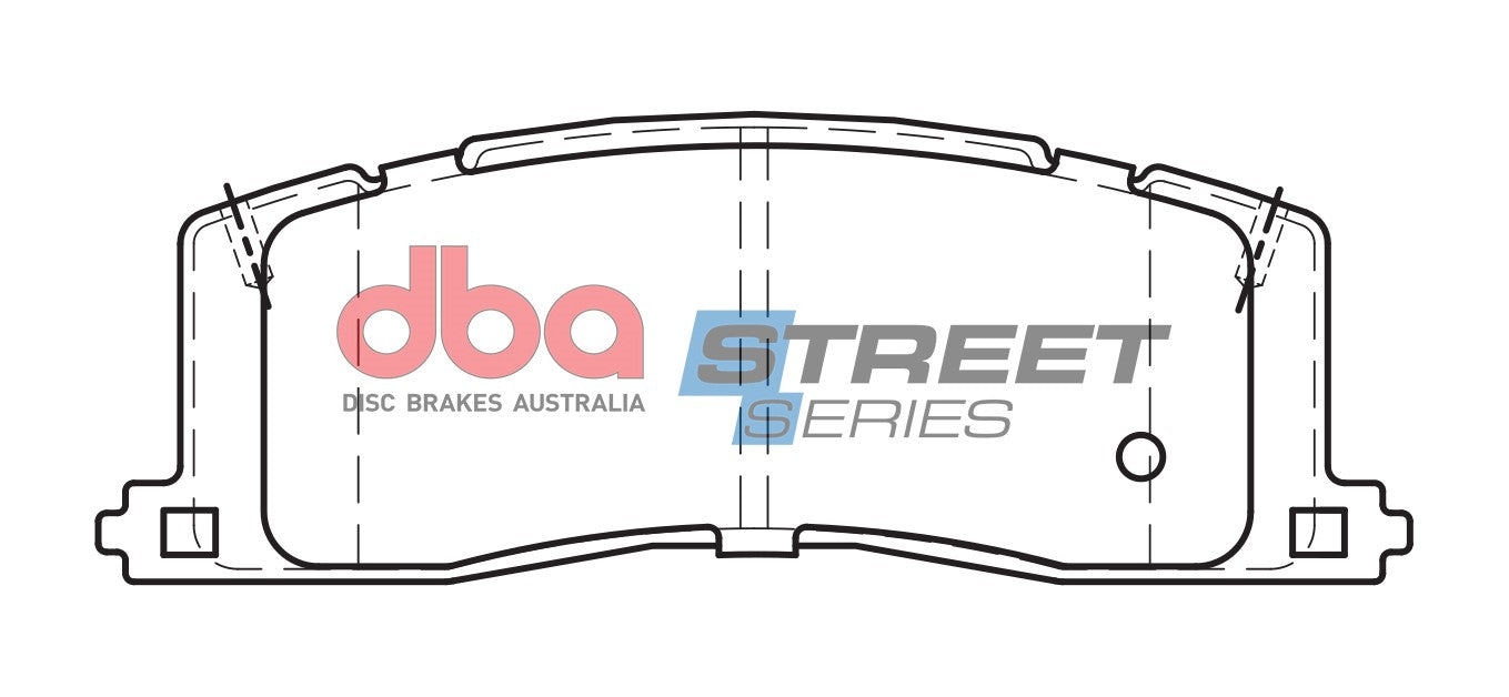 DB1213SS - DBA Street Series Brake Pads; Rear