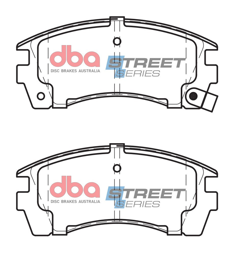 DB1216SS - DBA Street Series Brake Pads; Front
