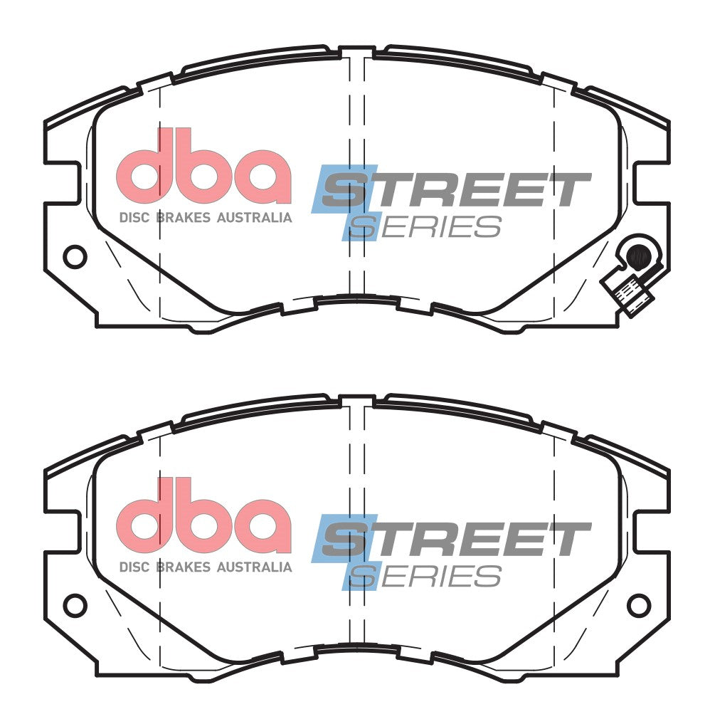 DB1219SS - DBA Street Series Brake Pads; Front