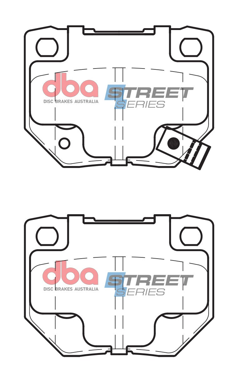 DB1220SS - DBA Street Series Brake Pads; Rear