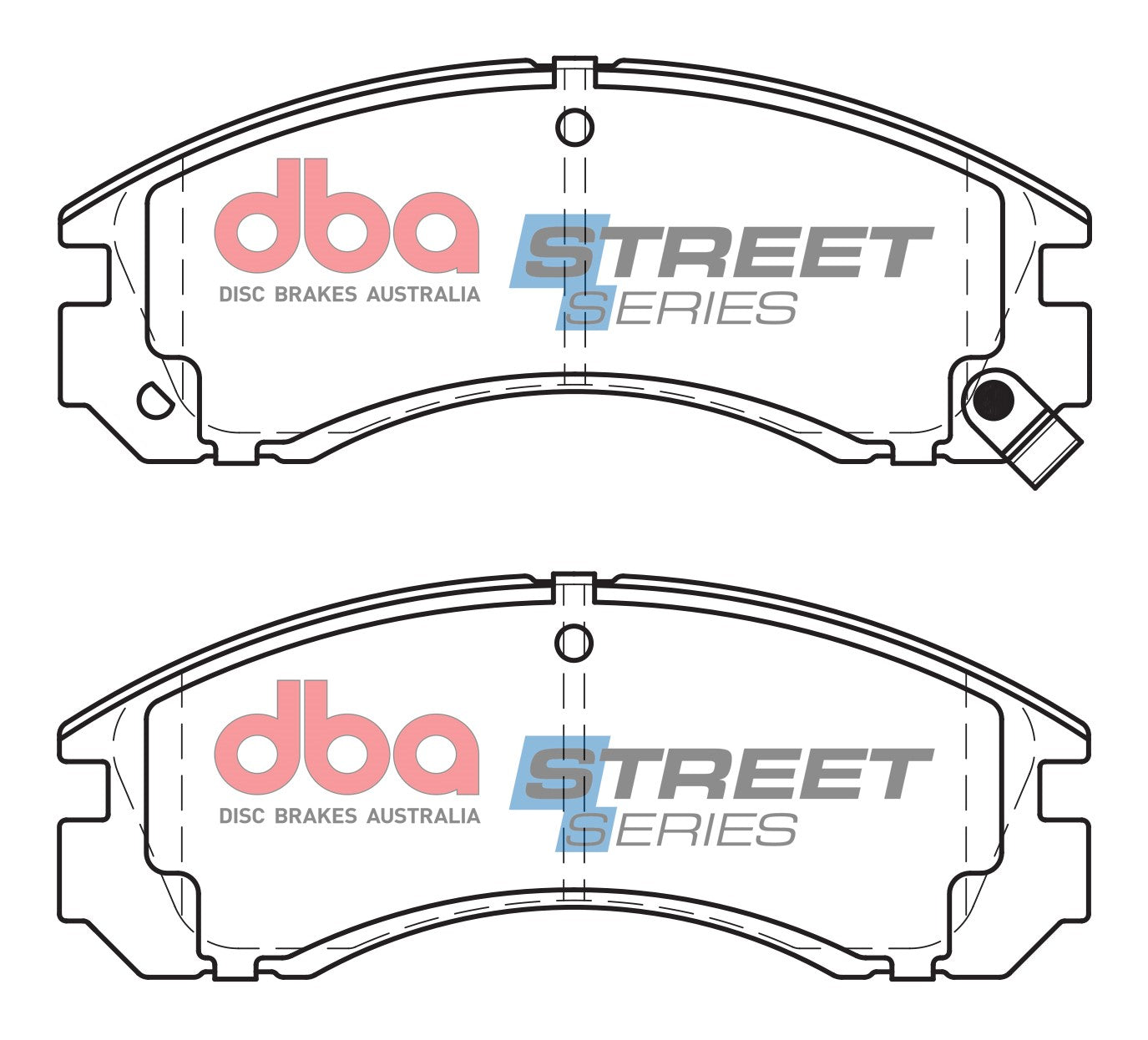 DB1223SS - DBA Street Series Brake Pads; Front