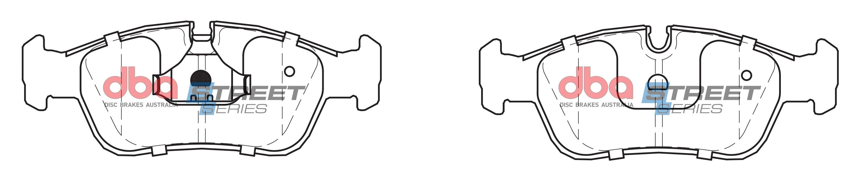 DB1224SS - DBA Street Series Brake Pads; Front