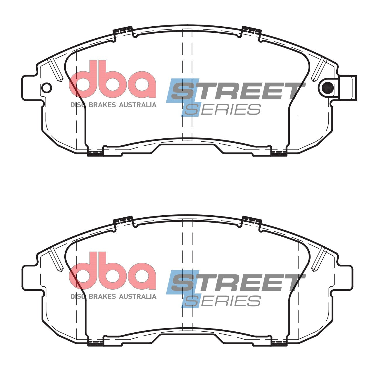 DB1232SS - DBA Street Series Brake Pads; Front