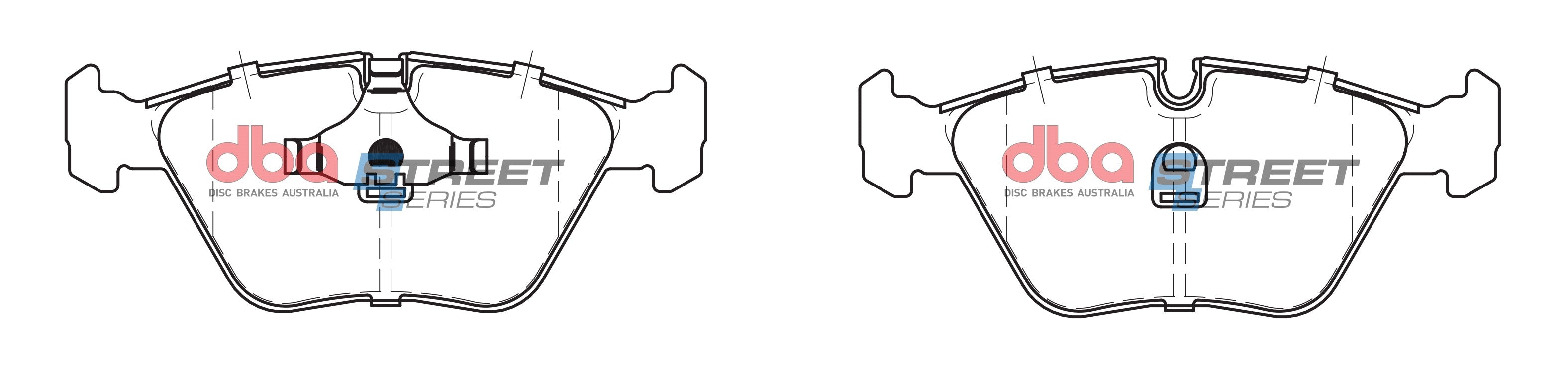 DB1242SS - DBA Street Series Brake Pads; Front