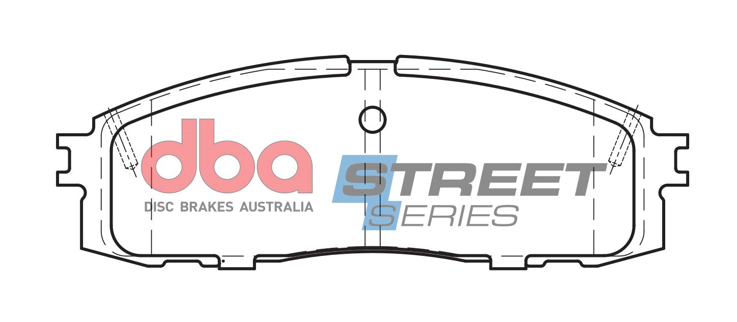 DB1244SS - DBA Street Series Brake Pads; Rear