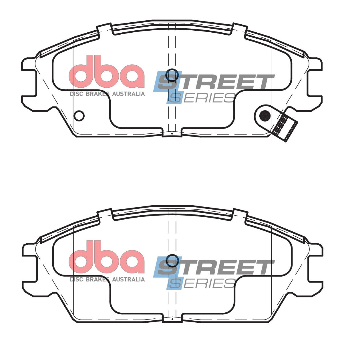DB1252SS - DBA Street Series Brake Pads; Front