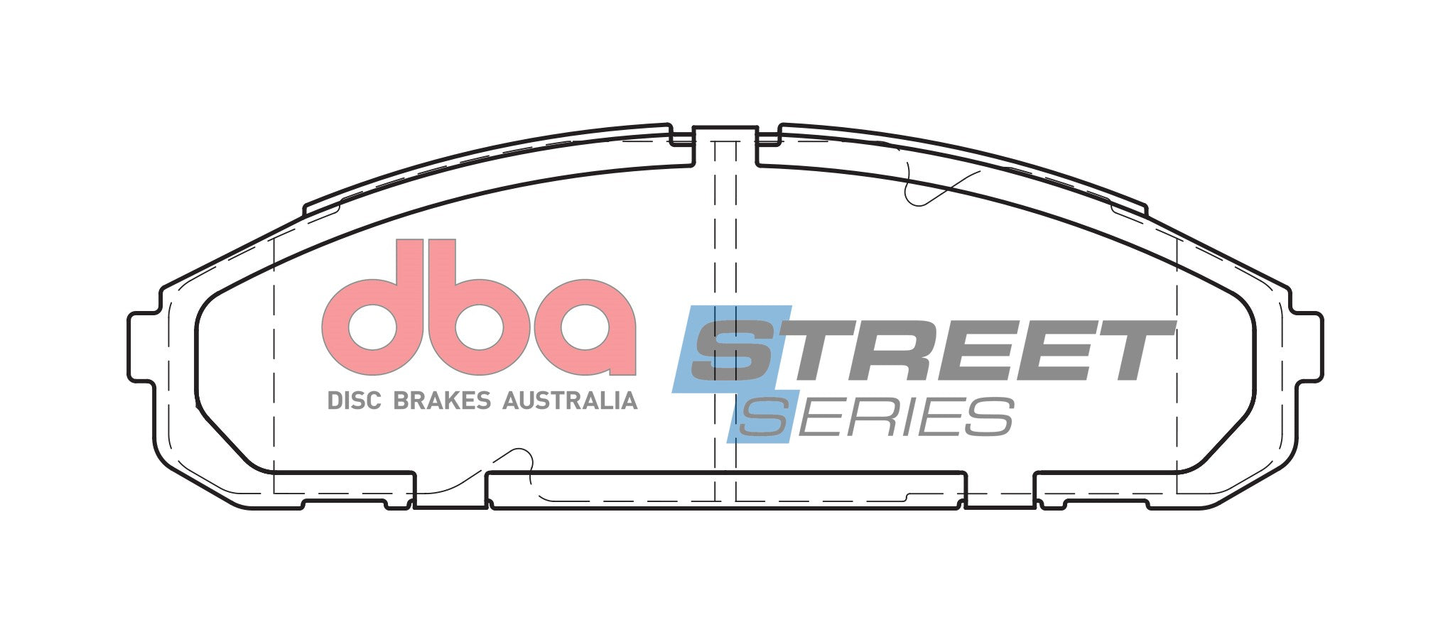 DB1257SS - DBA Street Series Brake Pads; Front