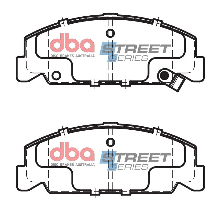 DB1259SS - DBA Street Series Brake Pads; Front