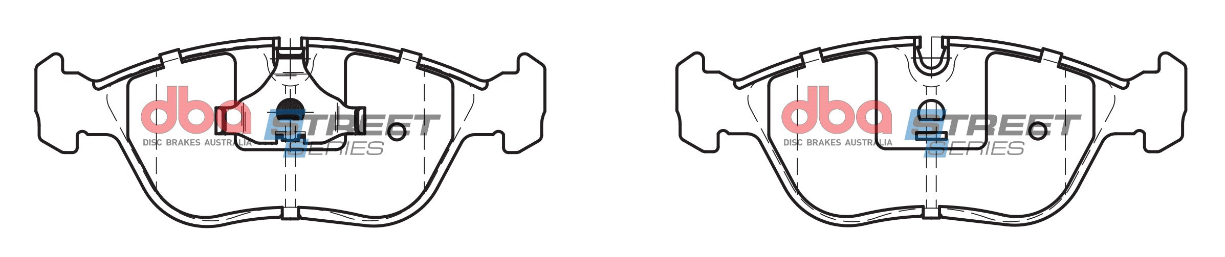 DB1261SS - DBA Street Series Brake Pads; Front