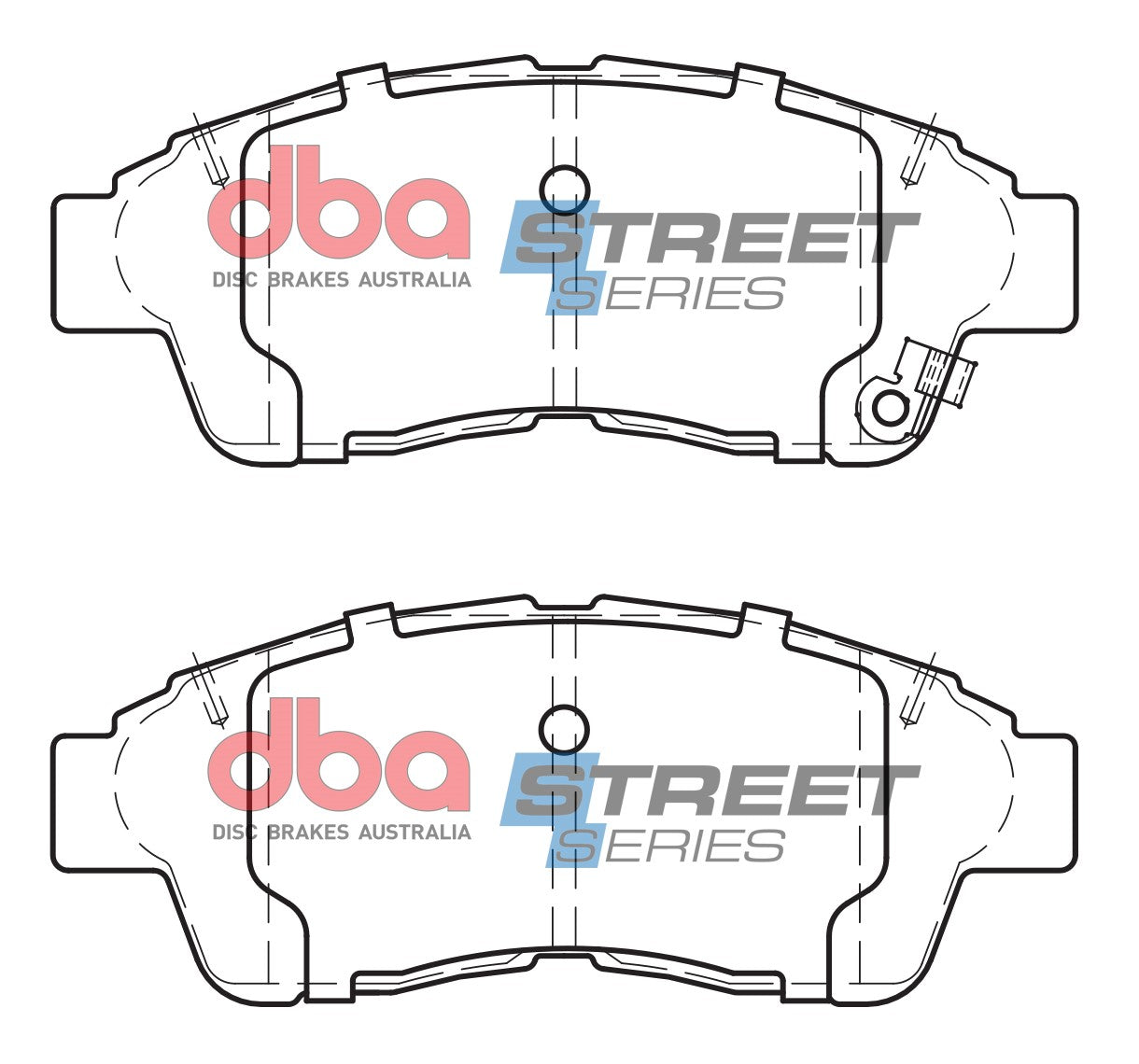 DB1267SS - DBA Street Series Brake Pads; Front