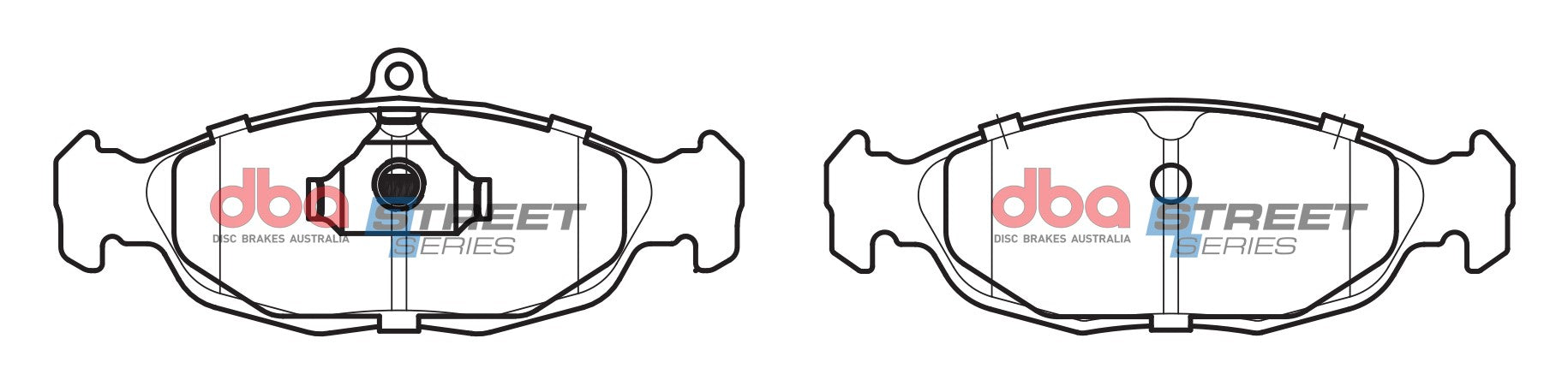 DB1275SS - DBA Street Series Brake Pads; Front