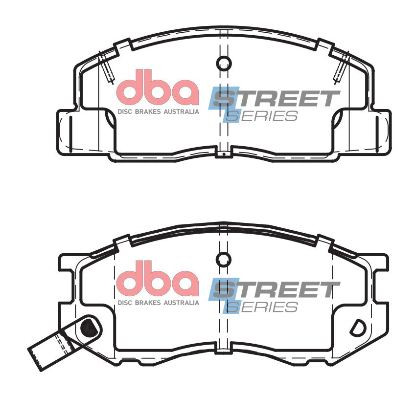 DB1276SS - DBA Street Series Brake Pads; Front