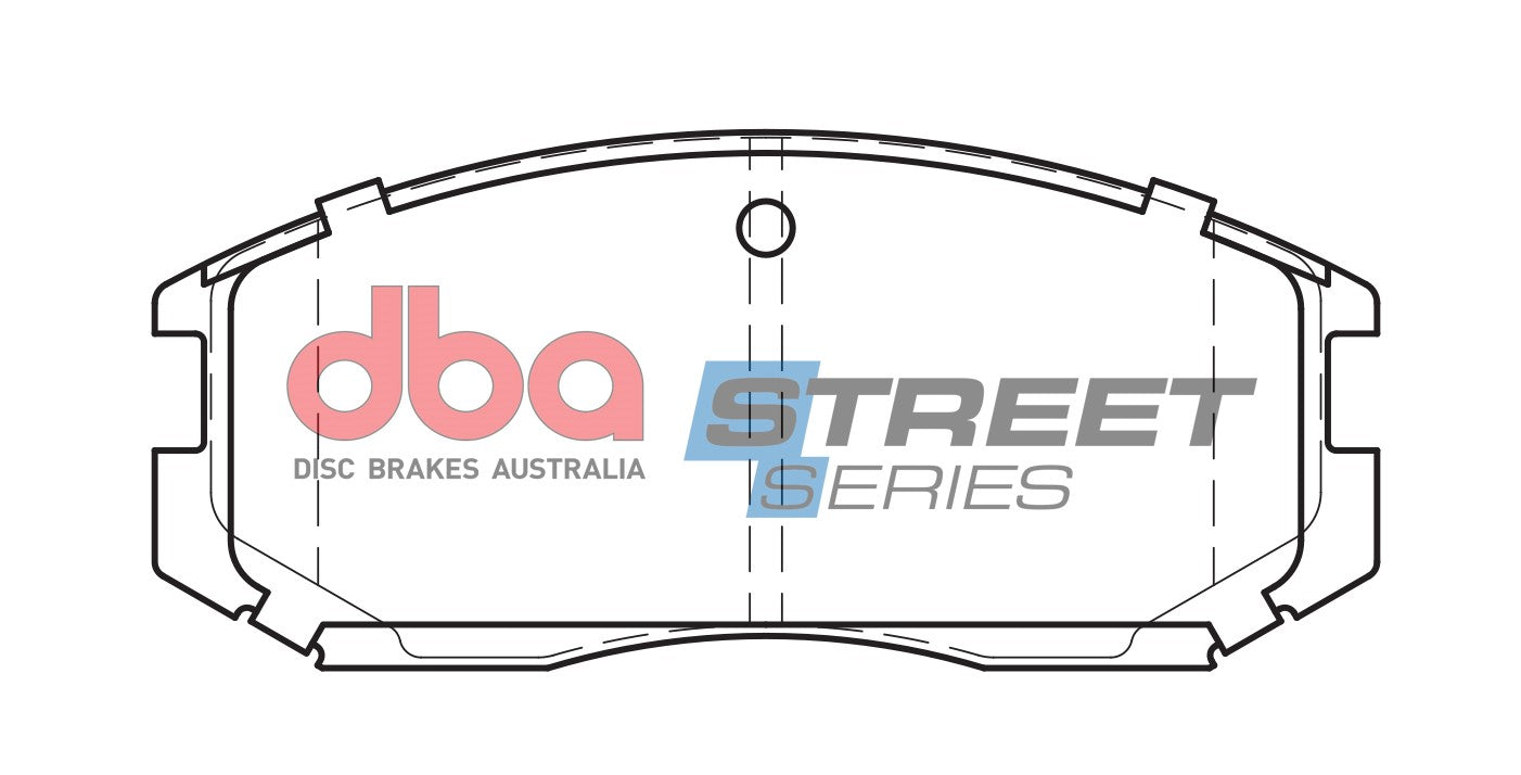 DB1277SS - DBA Street Series Brake Pads; Front