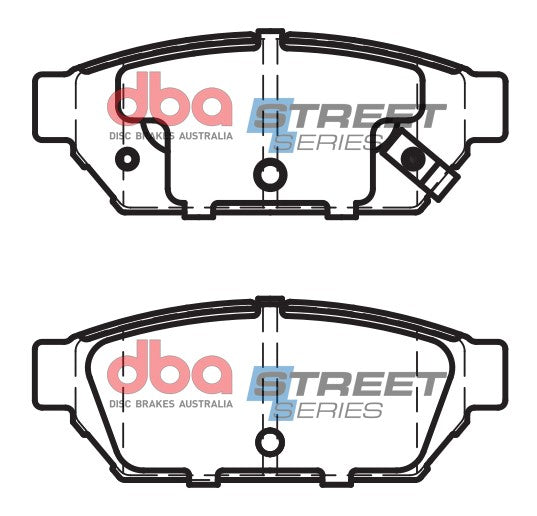 DB1278SS - DBA Street Series Brake Pads; Rear