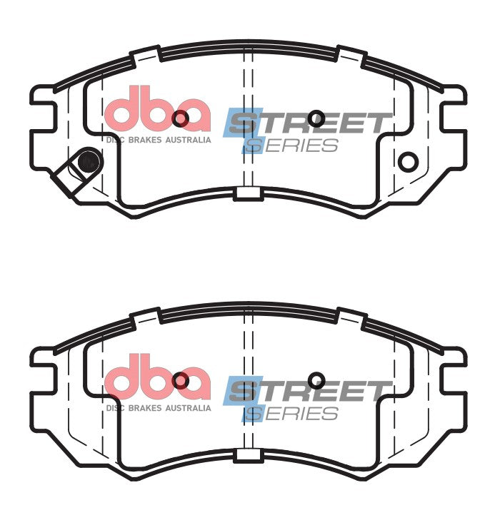 DB1281SS - DBA Street Series Brake Pads; Front
