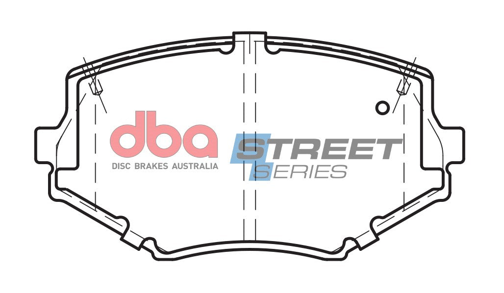 DB1282SS - DBA Street Series Brake Pads; Front