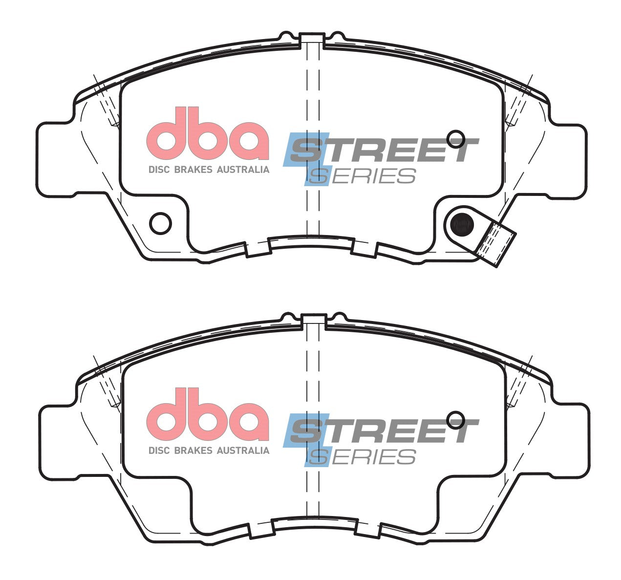 DB1286SS - DBA Street Series Brake Pads; Front
