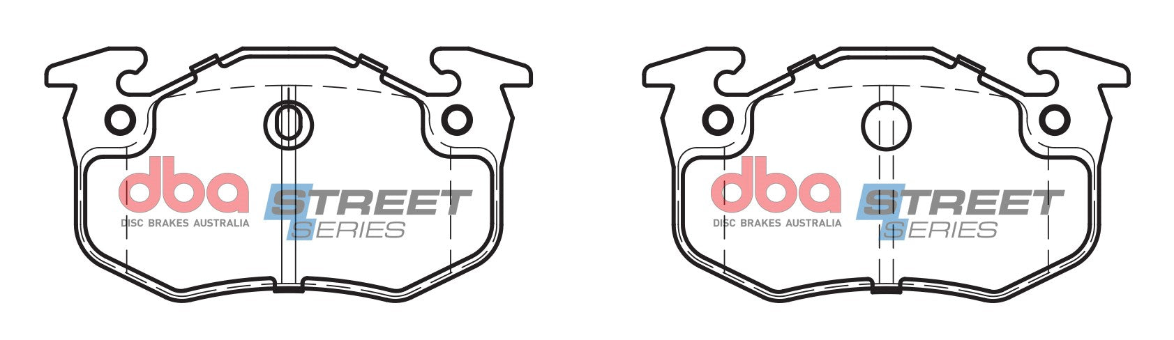 DB1301SS - DBA Street Series Brake Pads; Rear