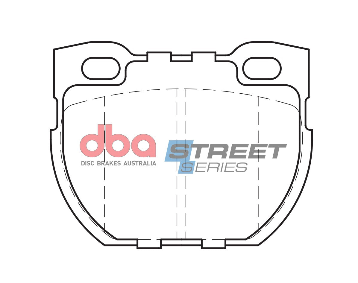 DB1306SS - DBA Street Series Brake Pads; Rear