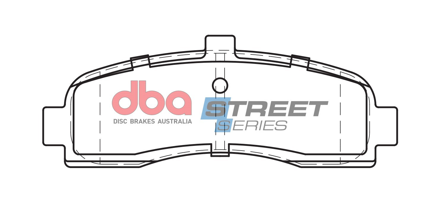 DB1307SS - DBA Street Series Brake Pads; Front