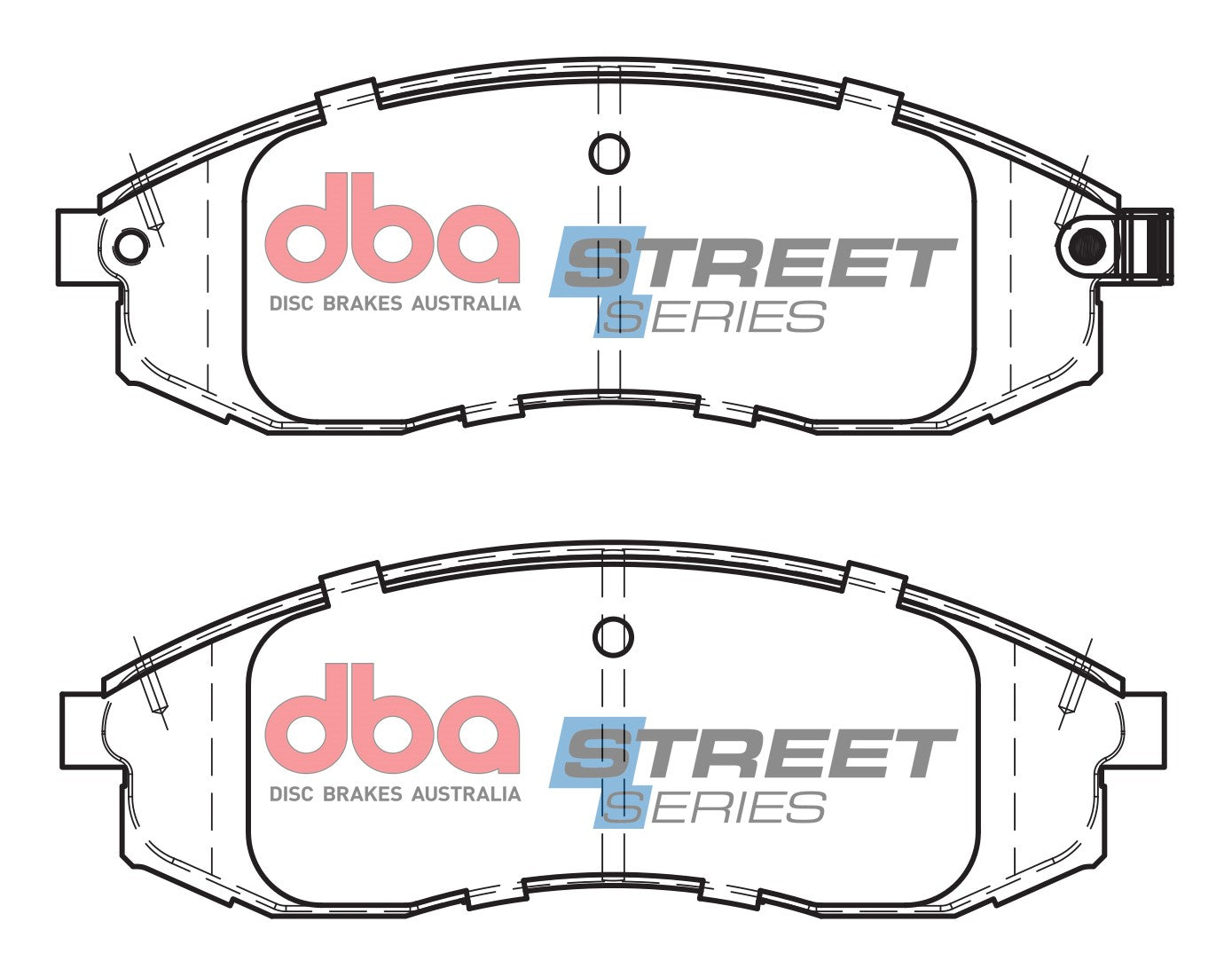 DB1308SS - DBA Street Series Brake Pads; Front