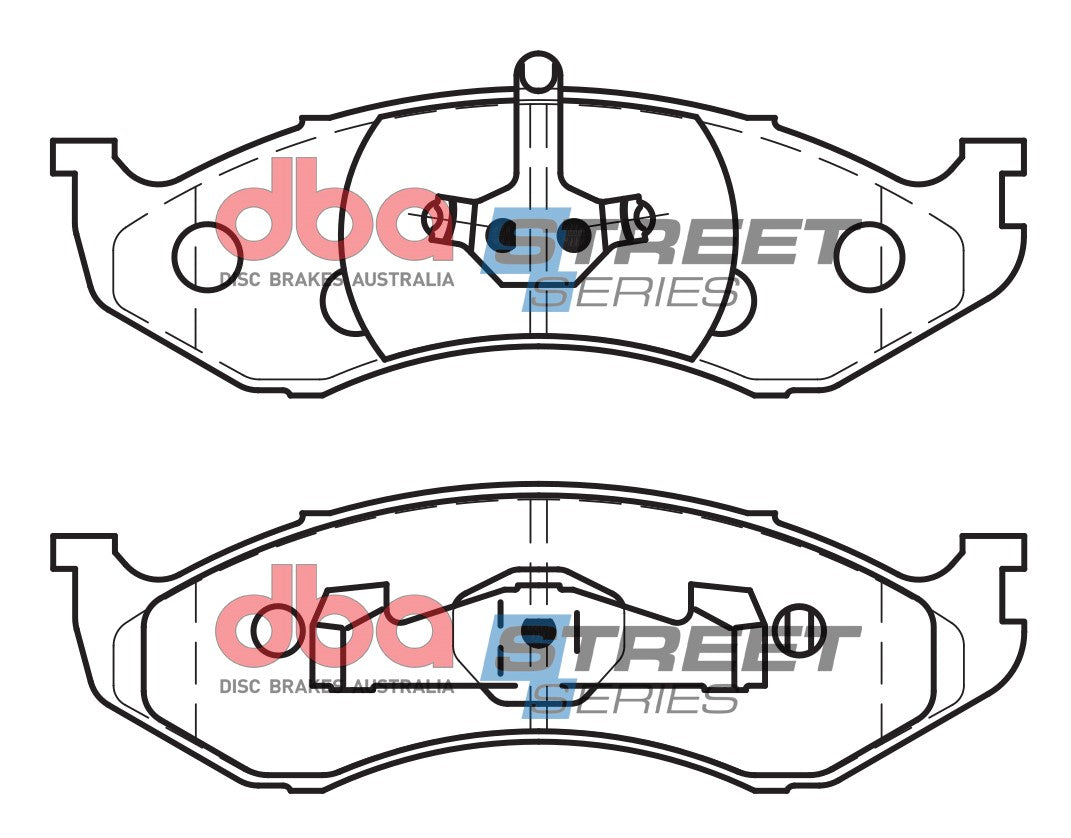 DB1311SS - DBA Street Series Brake Pads; Front