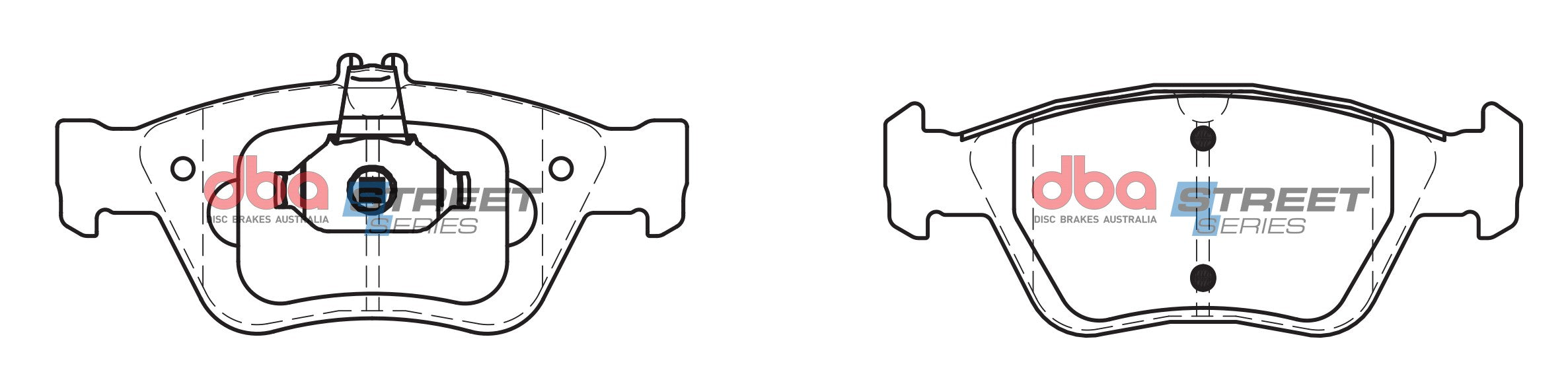 DB1330SS - DBA Street Series Brake Pads; Front