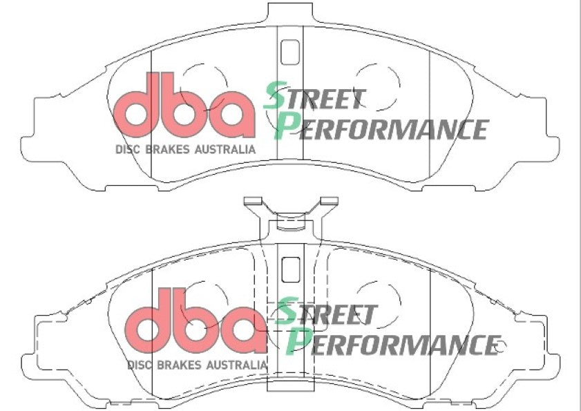 DB1331SP - DBA Street Performance Brake Pads; Front