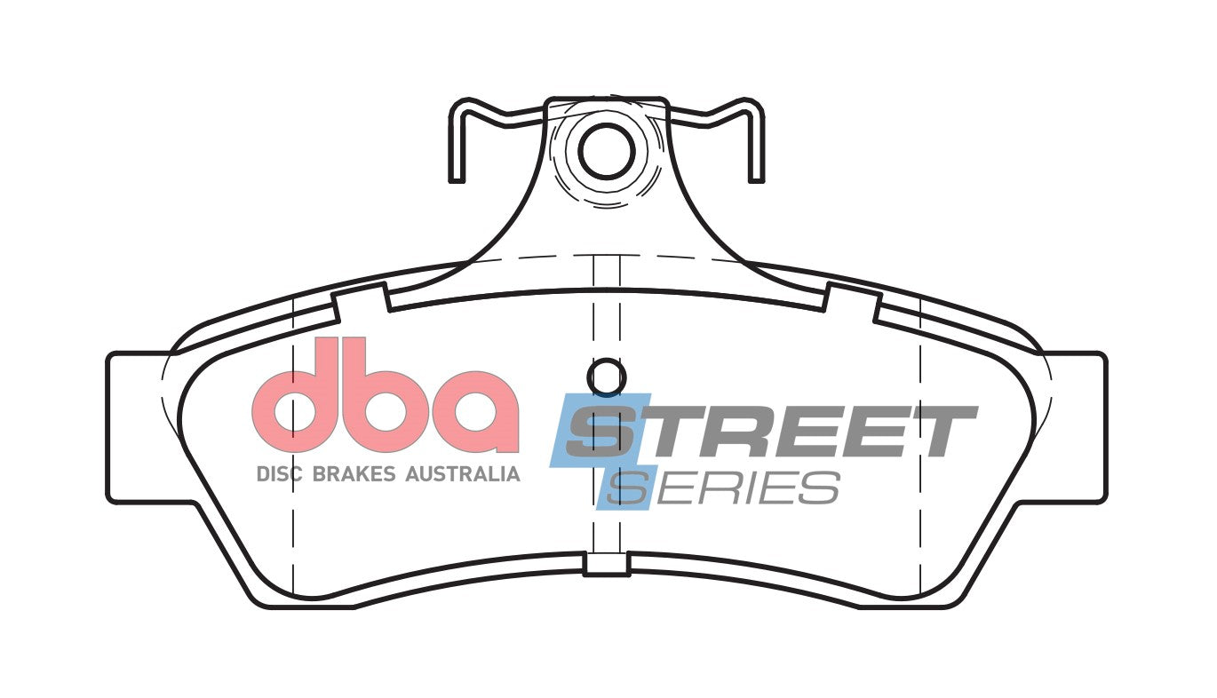 DB1332SS - DBA Street Series Brake Pads; Rear