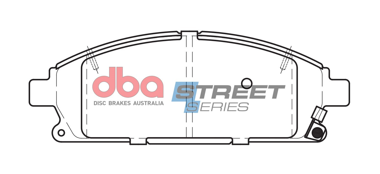 DB1333SS - DBA Street Series Brake Pads; Front