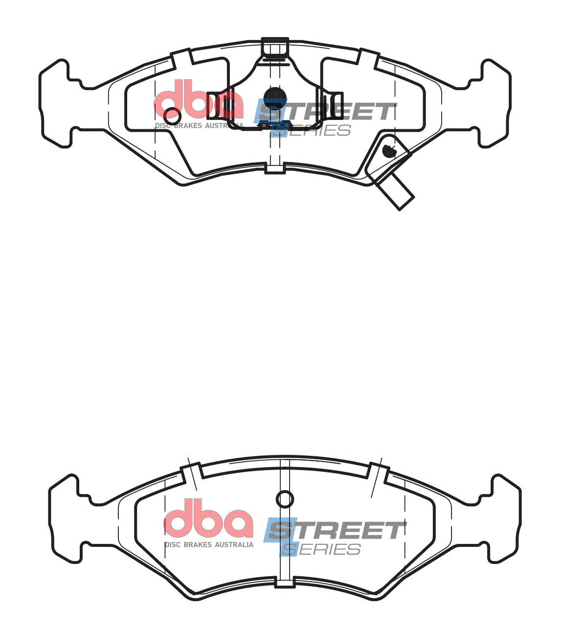 DB1335SS - DBA Street Series Brake Pads; Front