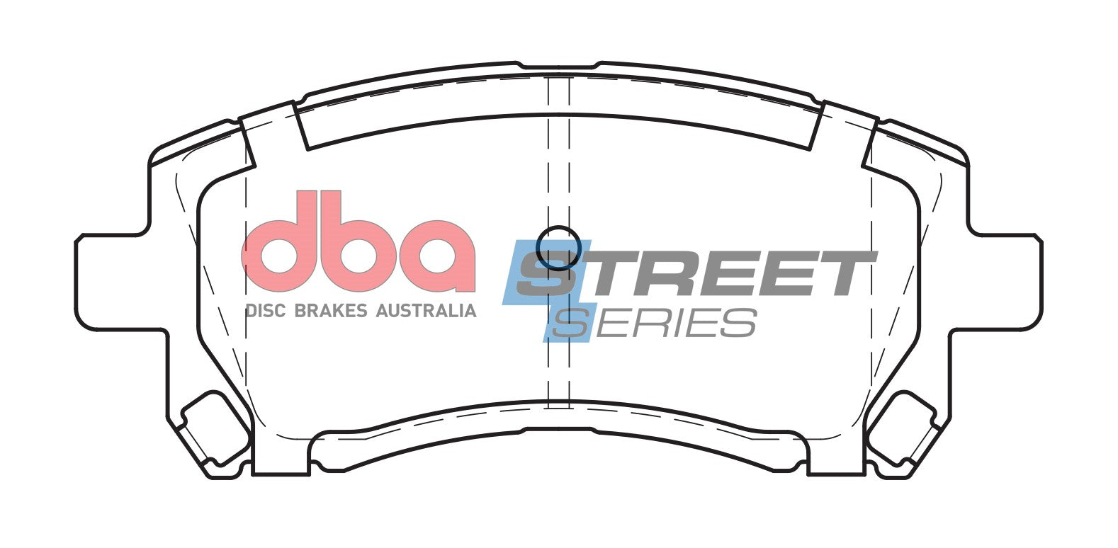 DB1342SS - DBA Street Series Brake Pads; Front