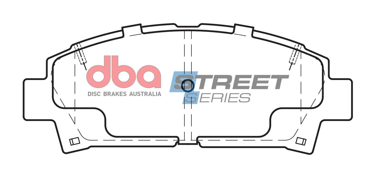 DB1352SS - DBA Street Series Brake Pads; Front
