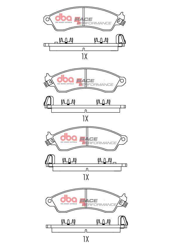 DB1353RP - DBA Racing Performance Brake Pads; Front