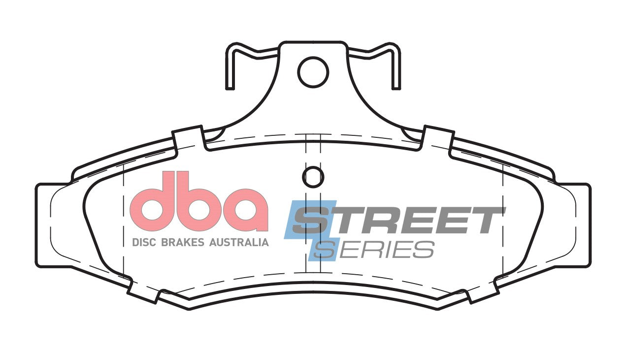 DB1354SS - DBA Street Series Brake Pads; Rear