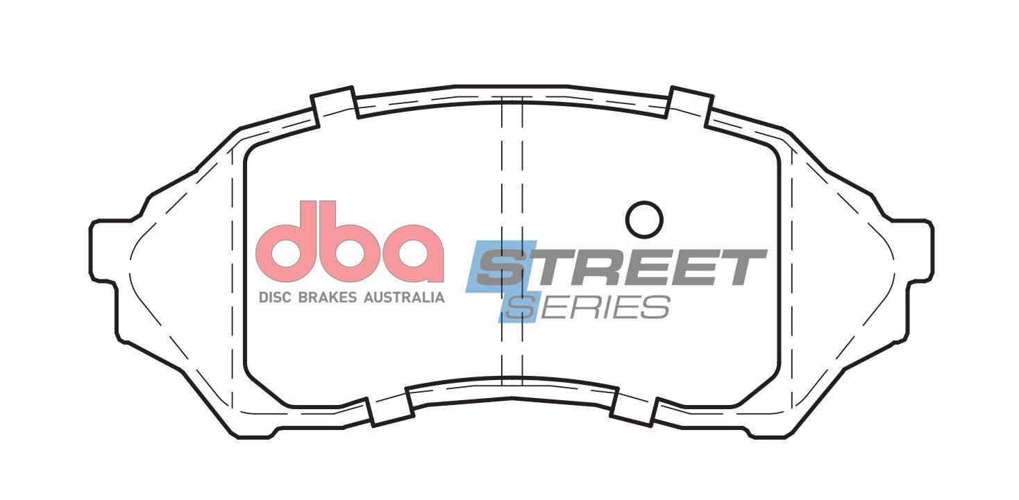 DB1358SS - DBA Street Series Brake Pads; Front