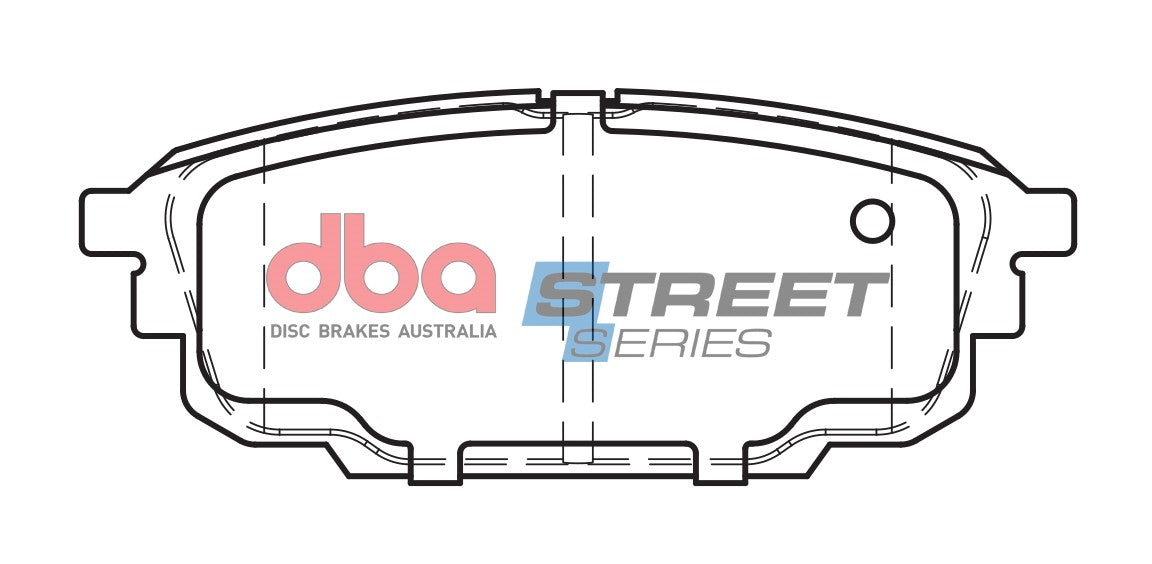 DB1359SS - DBA Street Series Brake Pads; Rear