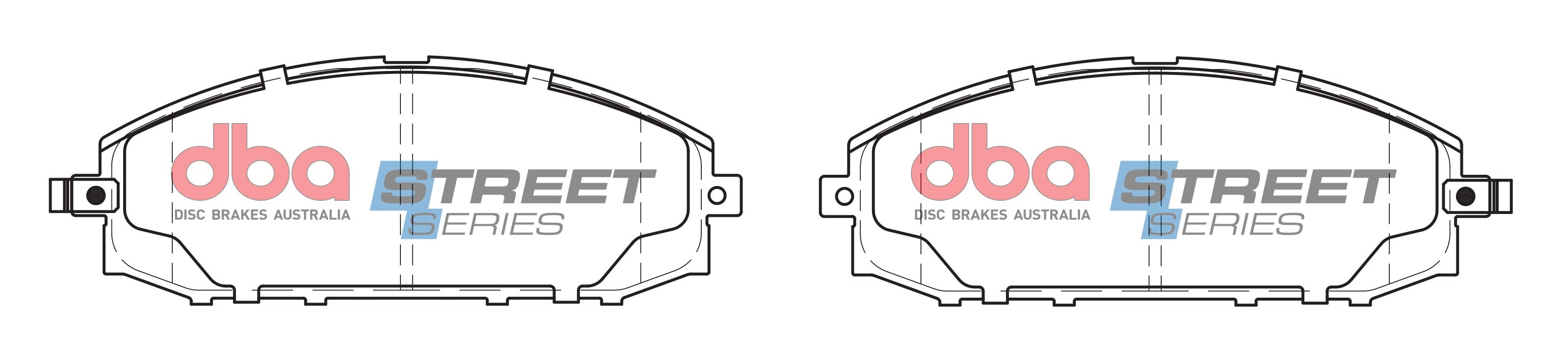DB1361SS - DBA Street Series Brake Pads; Front